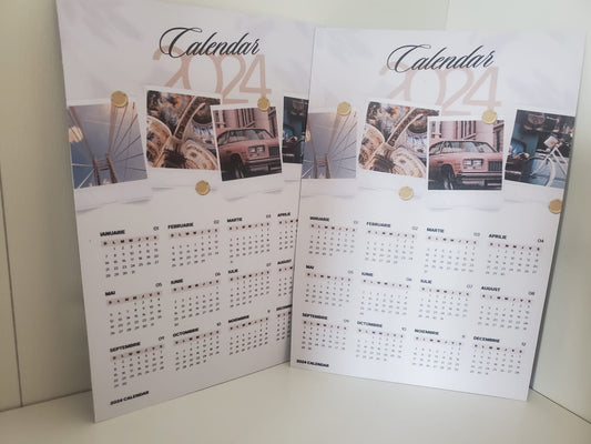 Calendar magnetic personalizat A6