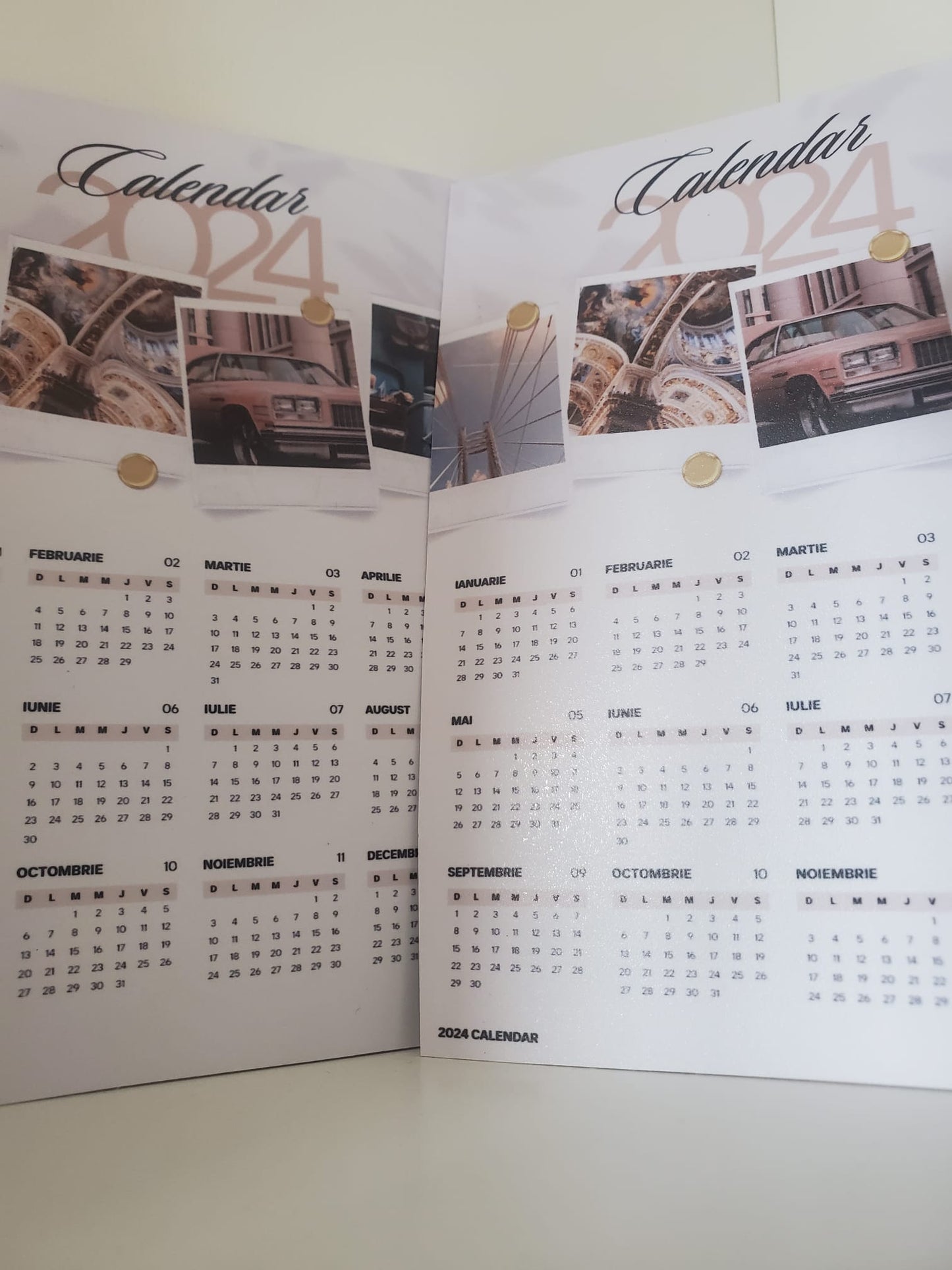 Calendar magnetic personalizat A6