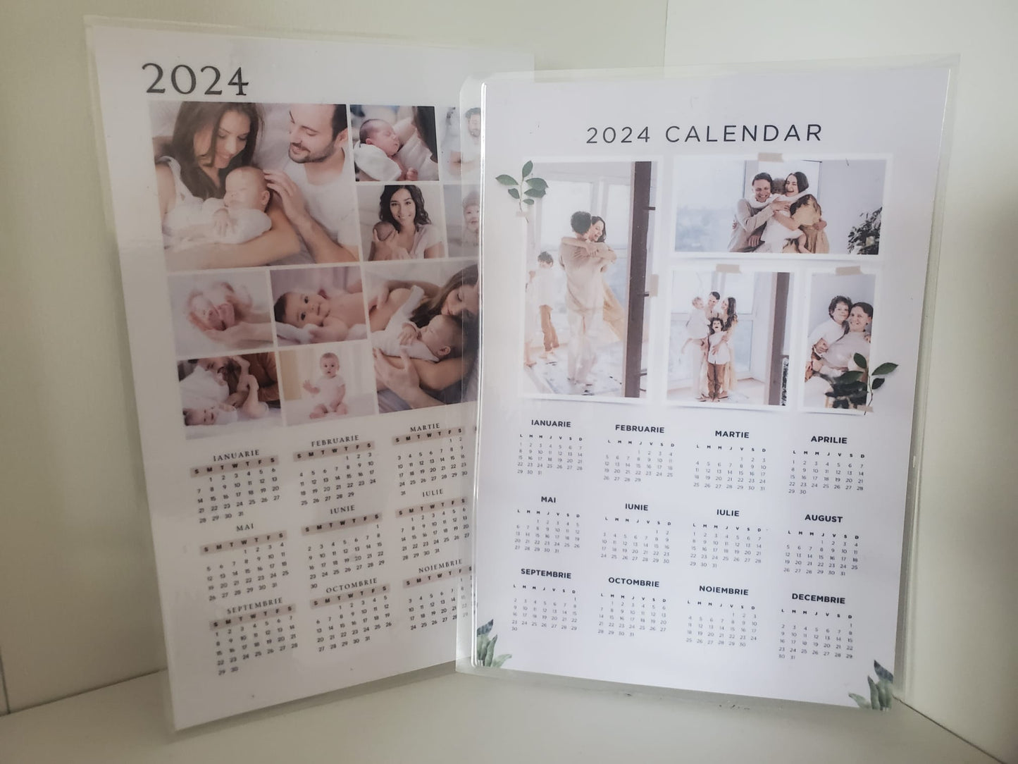 Calendar laminat personalizat A6