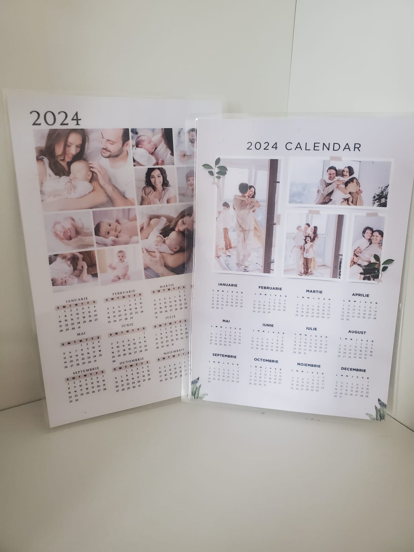 Calendar laminat personalizat A6