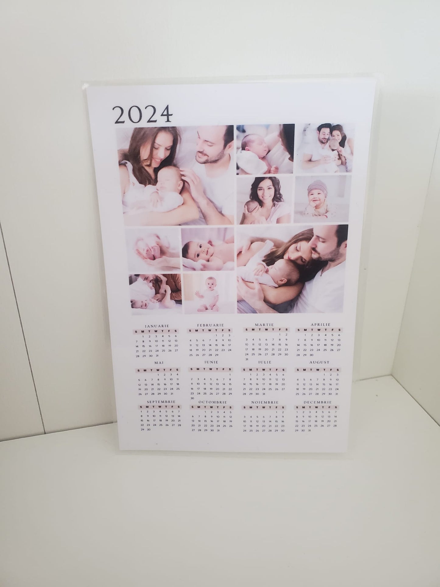 Calendar laminat personalizat A6